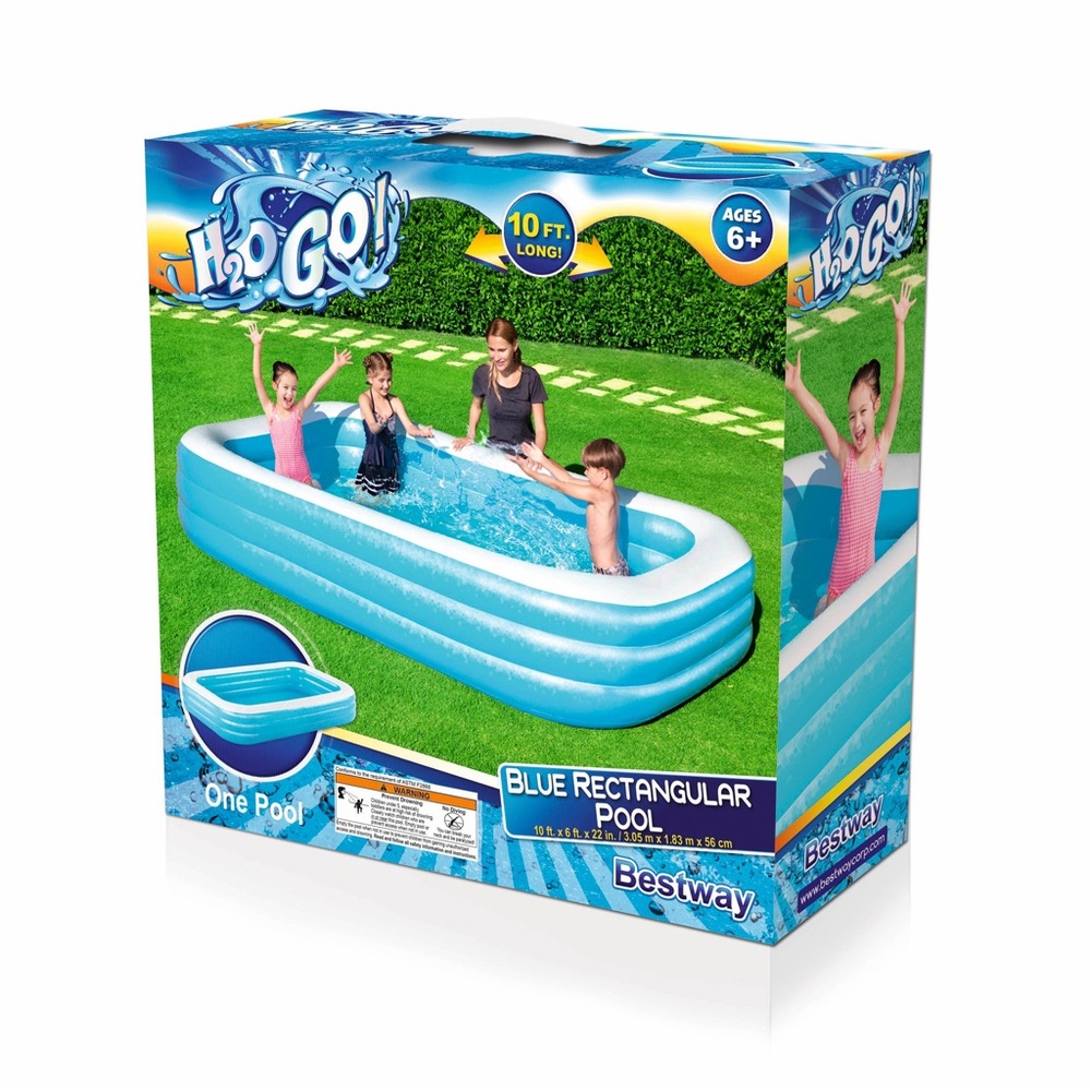 New inflatable pool